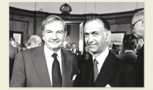 Martinez de Hoz and David Rockefeller ( Martinez de Hoz official site)