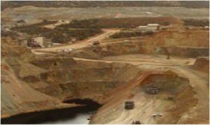 Mina María, copper mine in Cananea operated by Grupo Frisco, a Carlos Slim-owned corporation. /Minería Frisco.