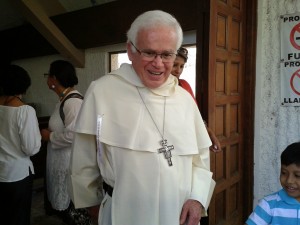 El Obispo Raúl Vera en la misa