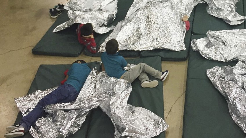 US Customs and Border Protection - niños detenidos - McAllen TX - 2018