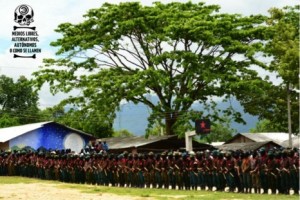 EZLN standing