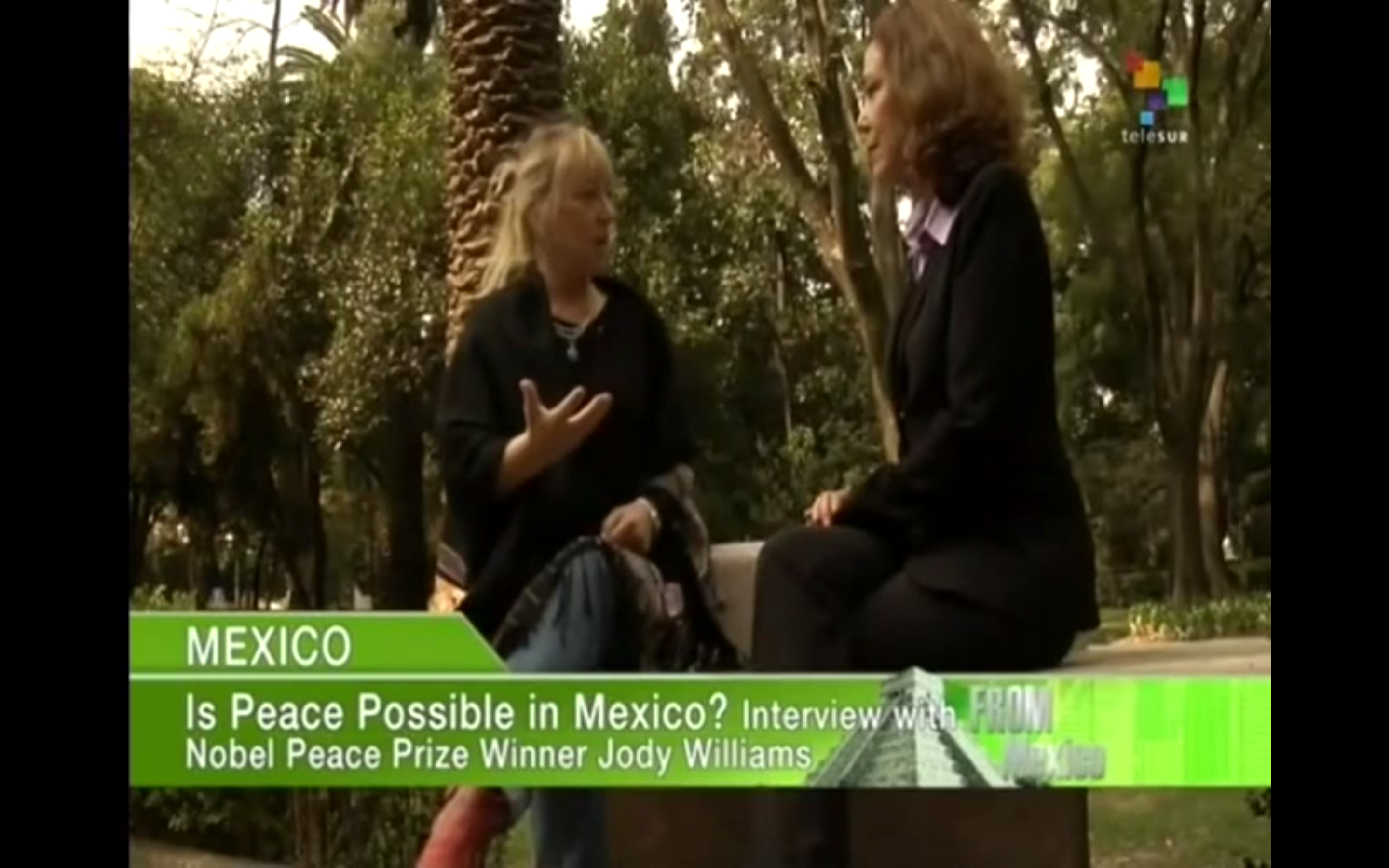 Nobel Peace Prize Winner Jody Williams Talks About Women’s Role in Peace