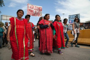 Foto: David Bacon, mujeres triquis