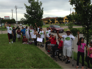 Members of AMIREDIS with Living Hope Wheelchair Association, Houston, Texas.