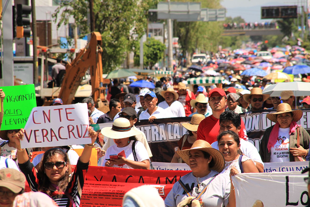 Reforma educativa y militarización en Oaxaca