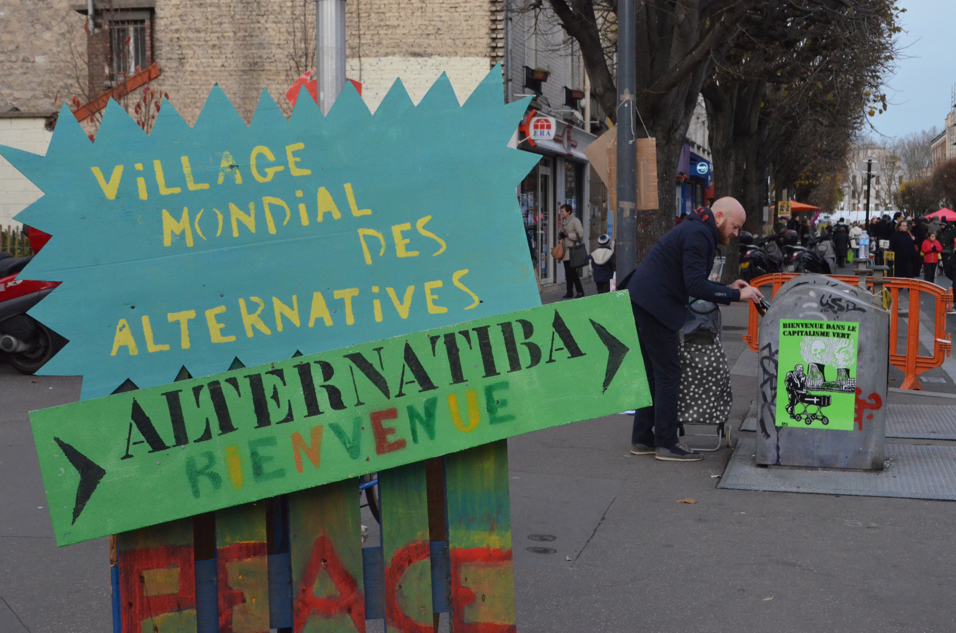 Visita a la Aldea Global de las Alternativas a la crisis del clima