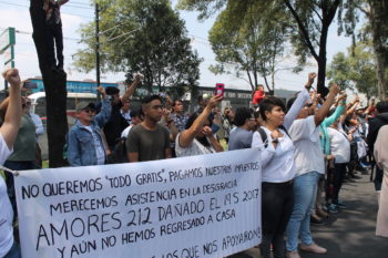 «La emergencia no acabó» Los Damnificados conmemoran un año del terremoto de la Ciudad de México