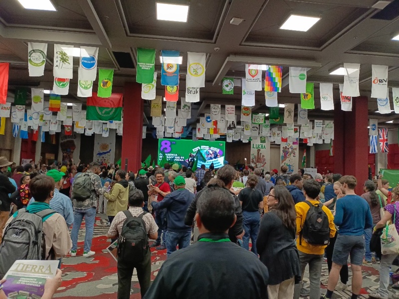 La 8va conferencia de La Vía Campesina.